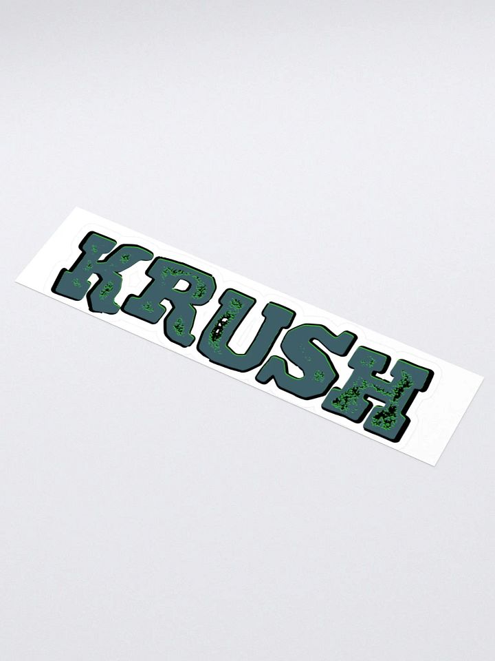 Krush Vinyl Sticker 💣🐾 product image (1)