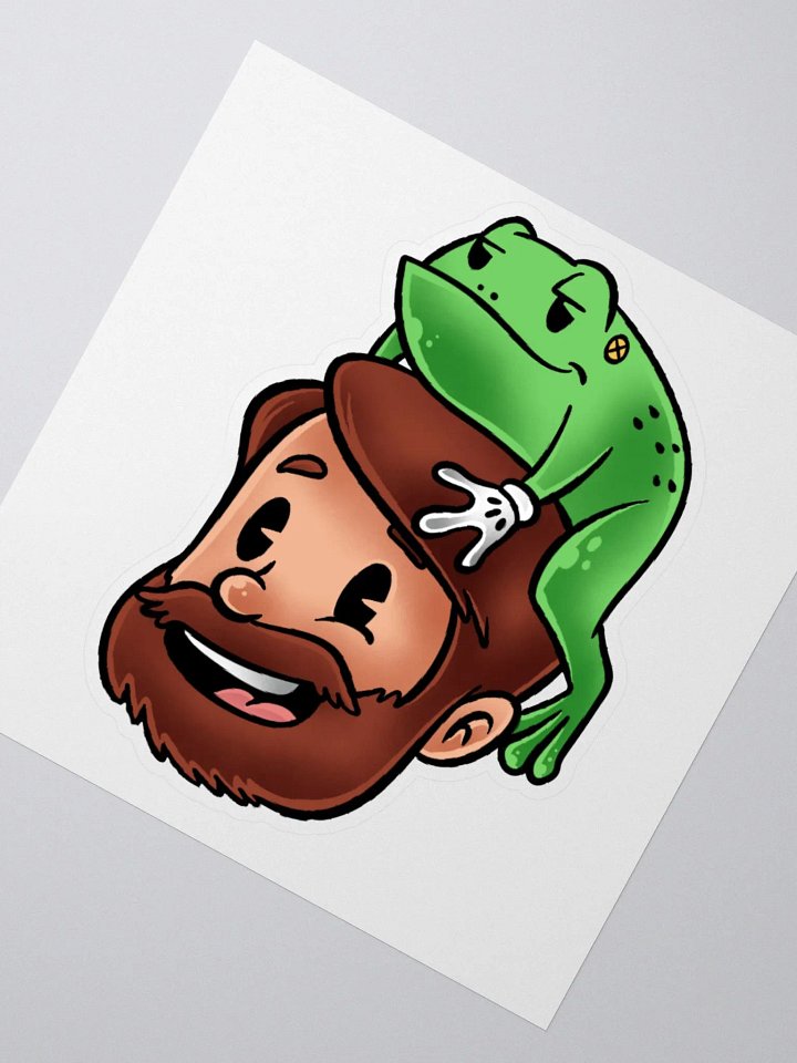 Croak 2024 Face logo sitcker product image (2)