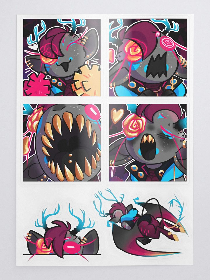 O.D. Emote Sticker Sheet product image (1)
