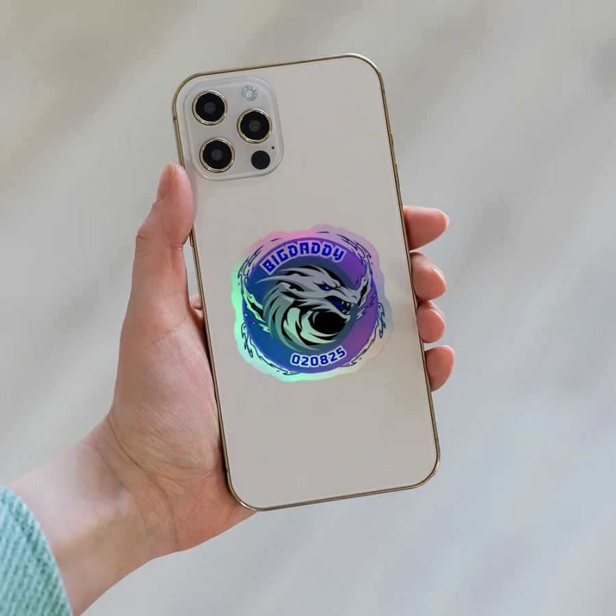 bigdaddy 2.0 holo sticker product image (8)