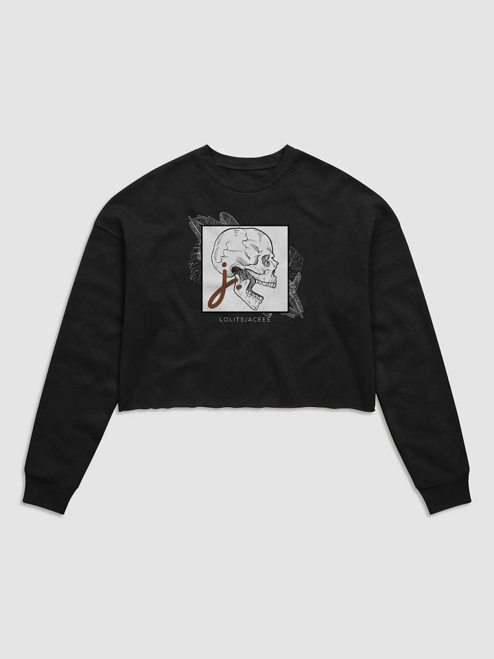 lolitsjacee Full Logo Printed Crop Crewneck Sweatshirt product image (1)