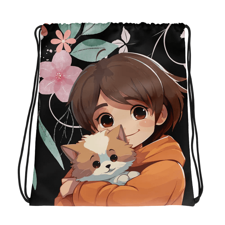 Cozy Companion Drawstring Bag product image (1)