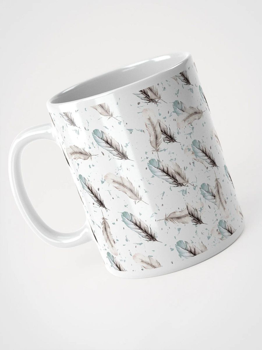 Feathered Dreams White Glossy Mug product image (2)