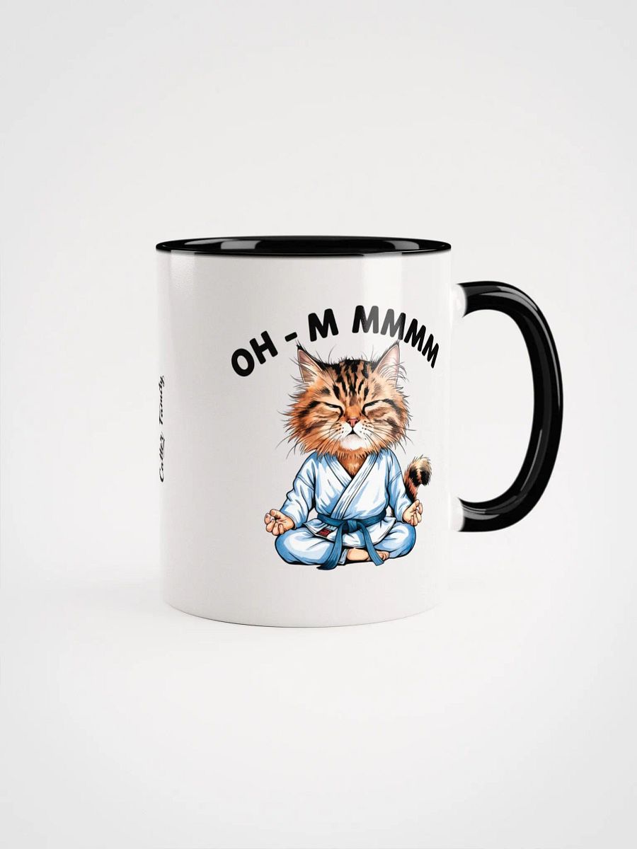 Kung-Fu Therapy Cat Coffee Mug - “Oh-Mmmm” product image (1)
