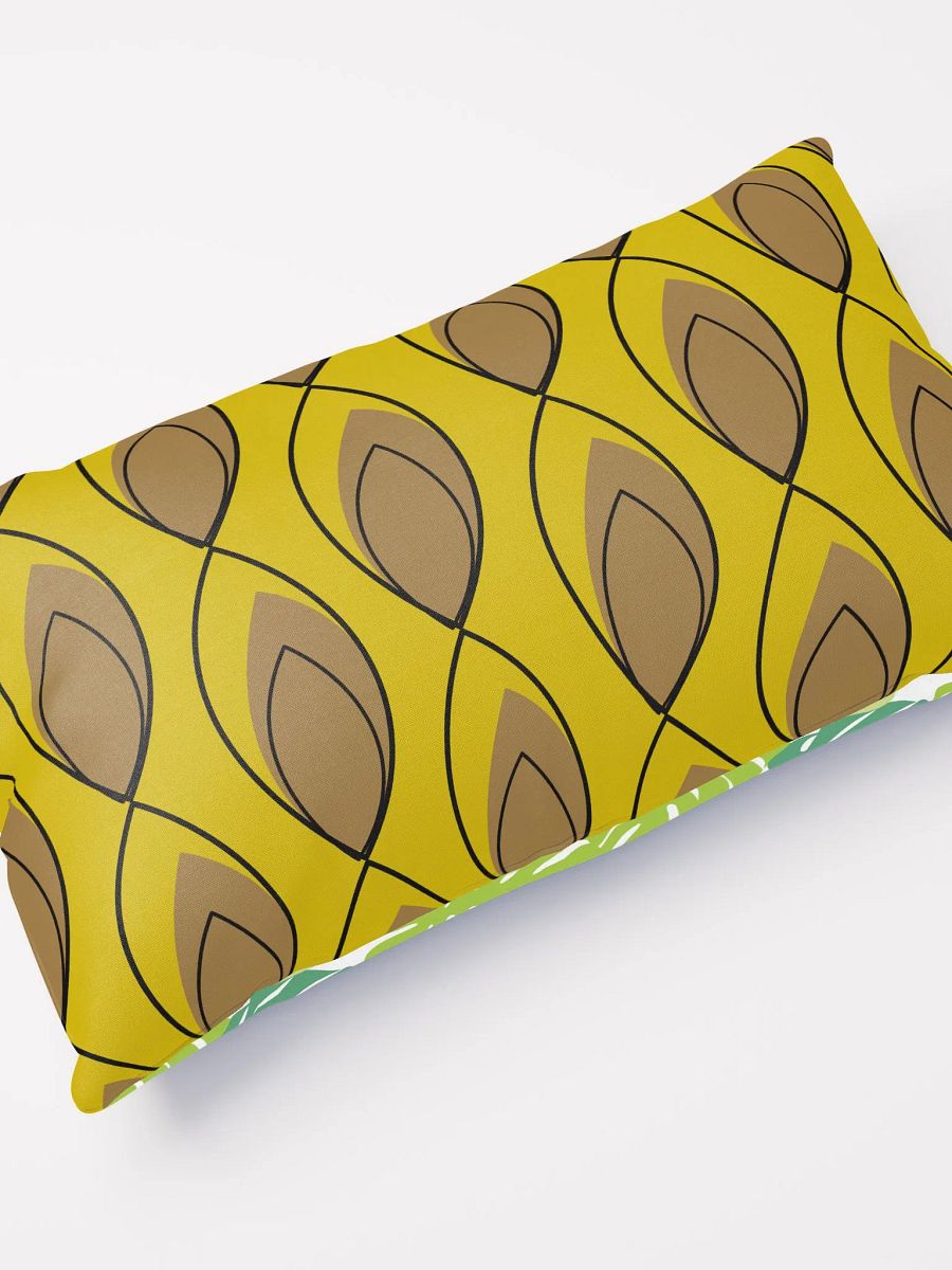 Leaves and feathers patterned pillows product image (4)