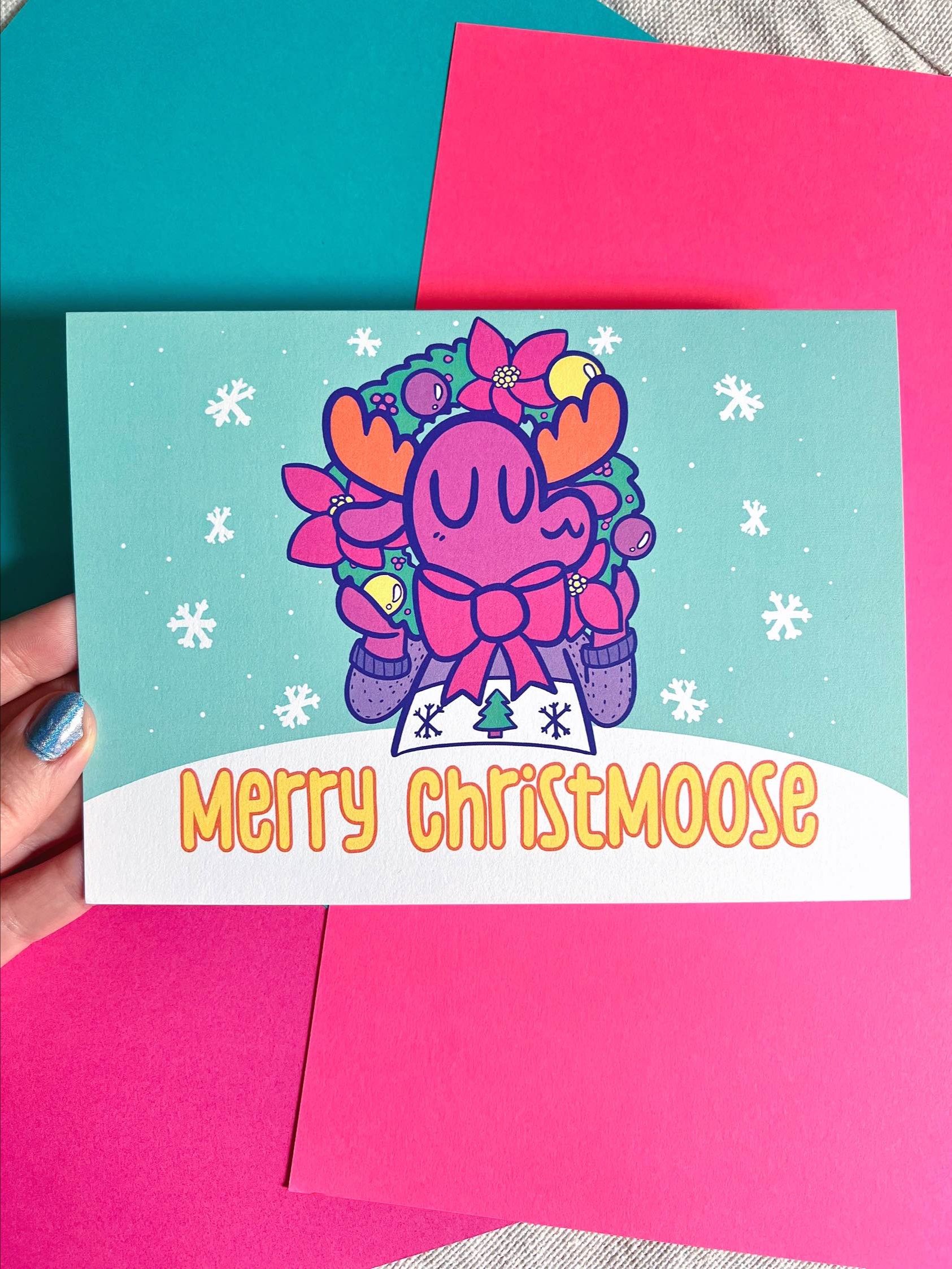 Forest Critters Christmas Cards | 3 Designs | Set of 6 | 5x7 Hard Cardstock product image (5)