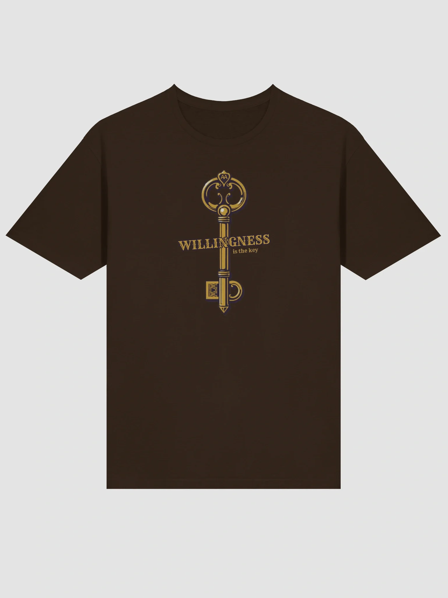 Willingness Is The Key | AA Positive Recovery T-Shirt product image (5)