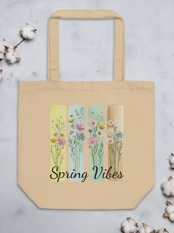 Spring Vibes Eco Tote Bag product image (2)
