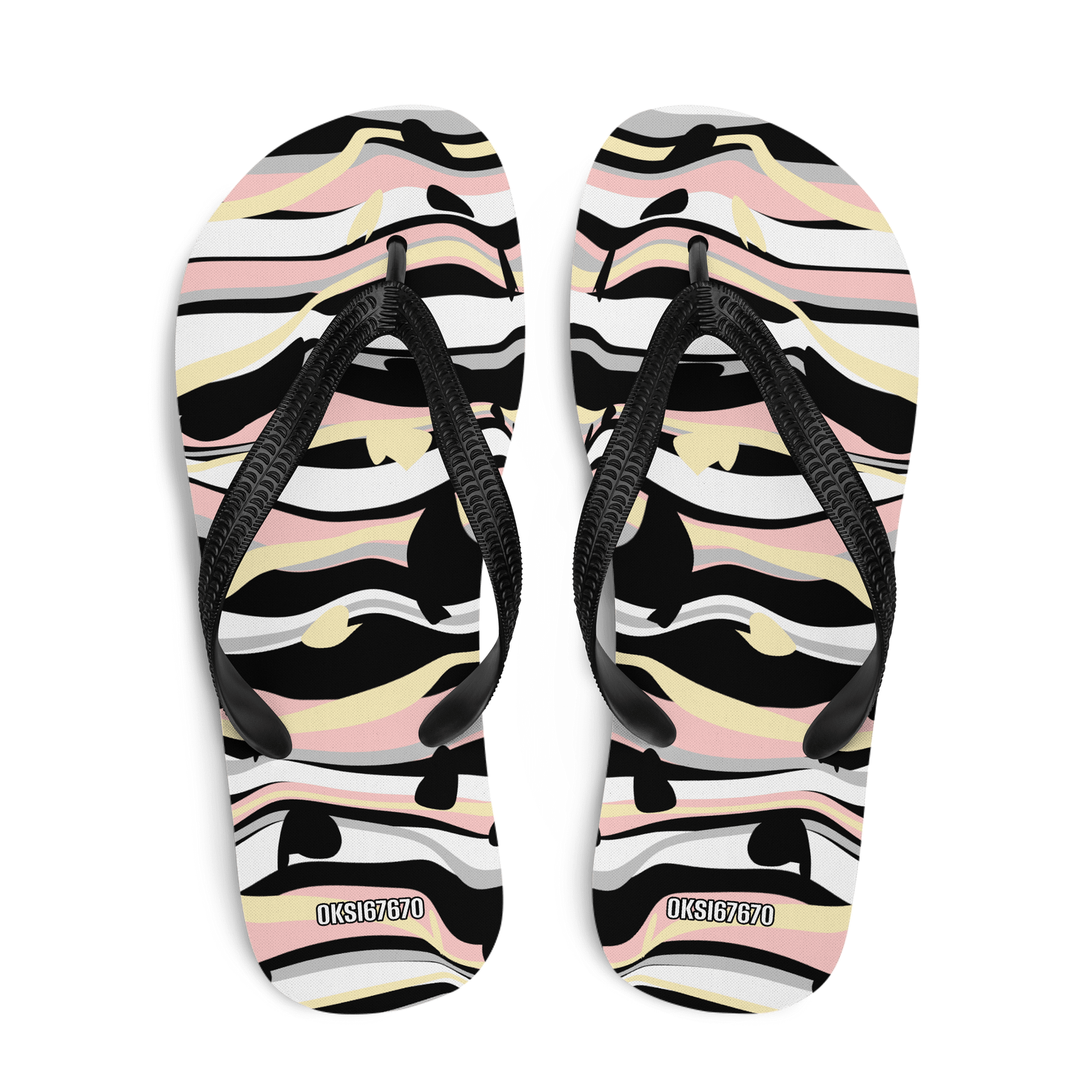 Symmetry Wave Custom Flip-Flops product image (2)