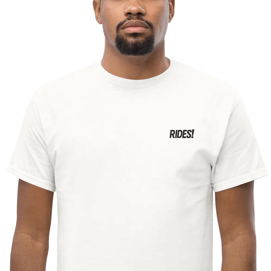 RIDES Plain Tee (White) product image (1)