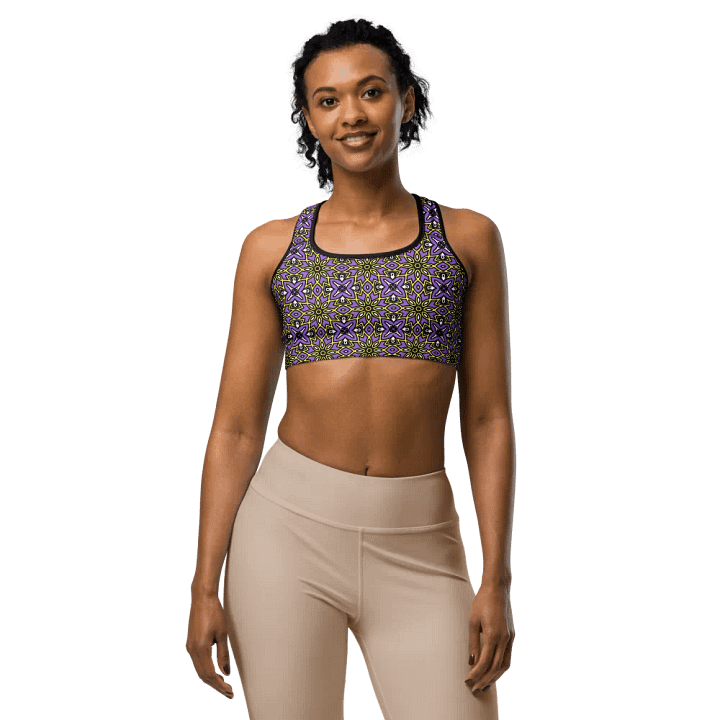 Non-Binary Abstract (1) - Sports Bra product image (1)