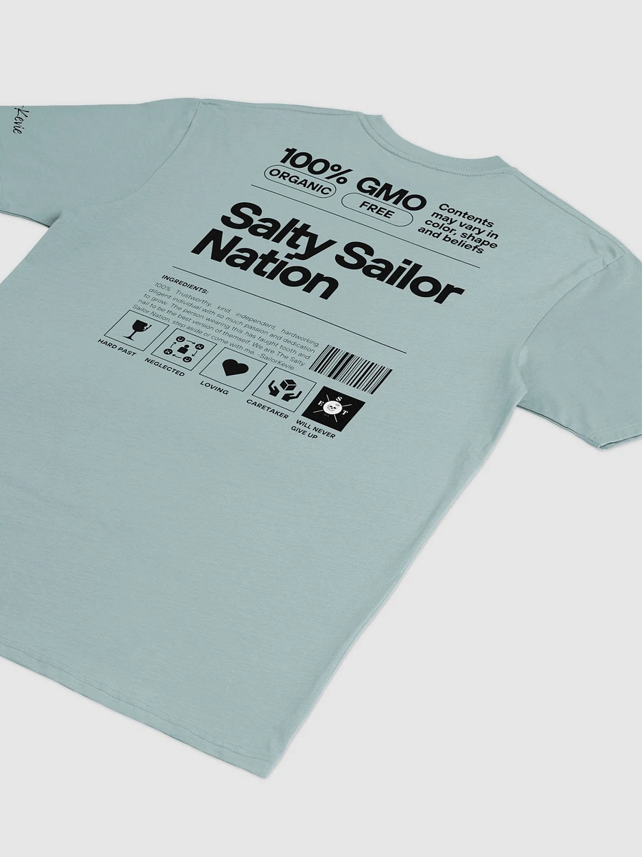 100% Organic Salty Sailor Nation Tshirt (Lights) product image (4)