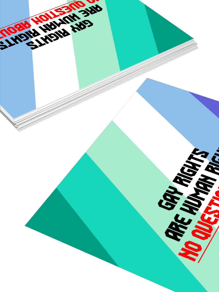 Gay Rights Kiss Cut Sticker product image (14)