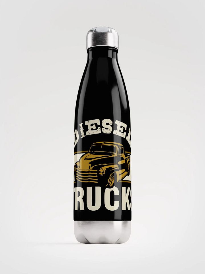 Retro Diesel Trucks Stainless Steel Water Bottle product image (1)