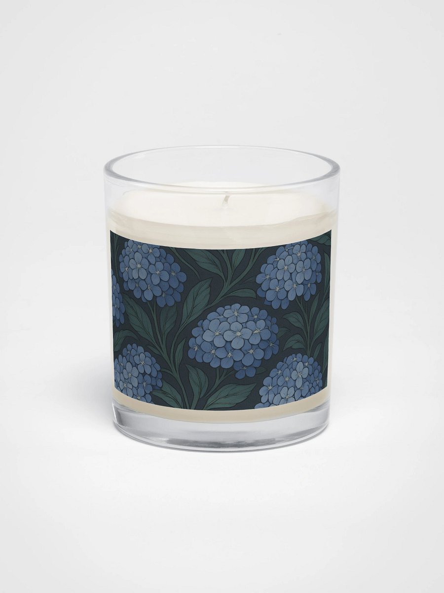 Hydrangea Soy Candle With Botanical Floral Design product image (1)