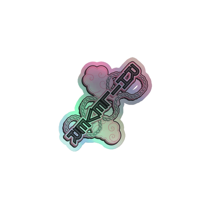 Holo Vertical Logo Sticker product image (1)
