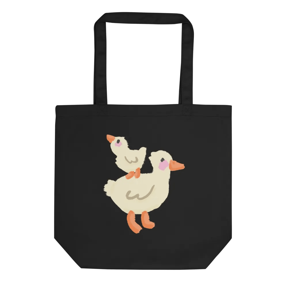 Playful Duck Stories \ eco tote bag product image (2)