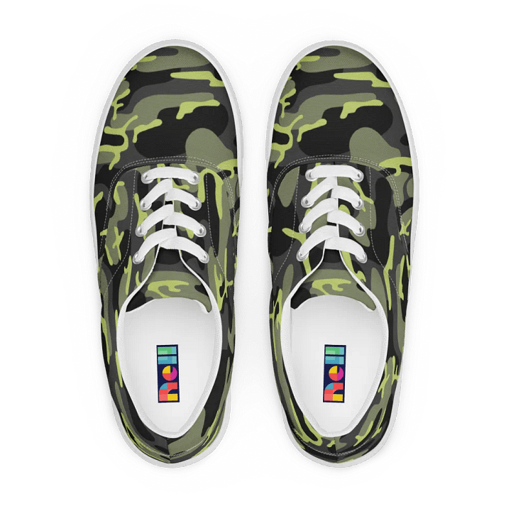 Tactical Chic: Women's Camo Canvas Sneakers product image (1)