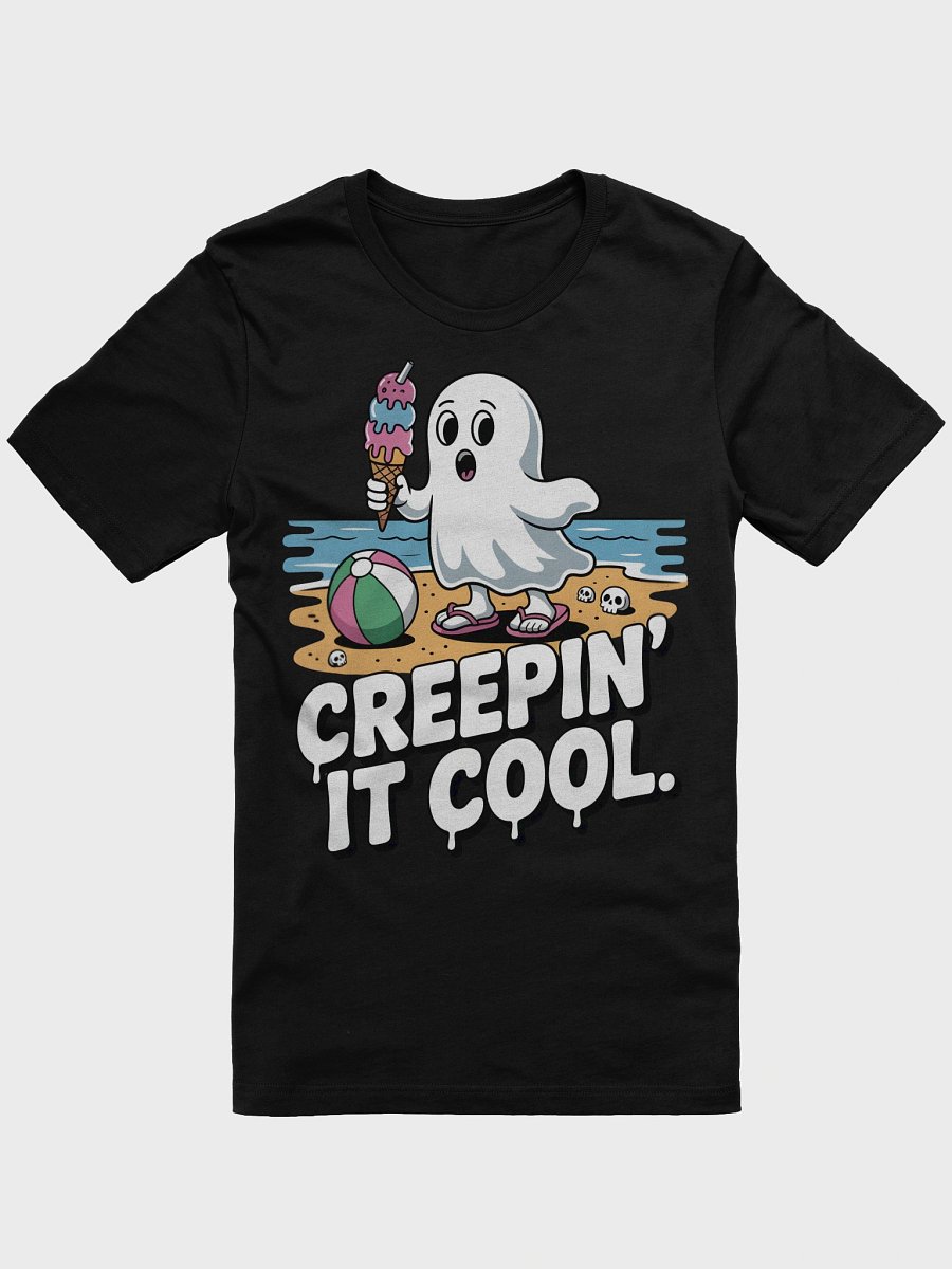 Creepin' It Cool Ghost Beach T-Shirt product image (1)