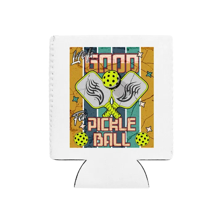 Life Is Good For Pickleball Vibes Can Cooler product image (1)