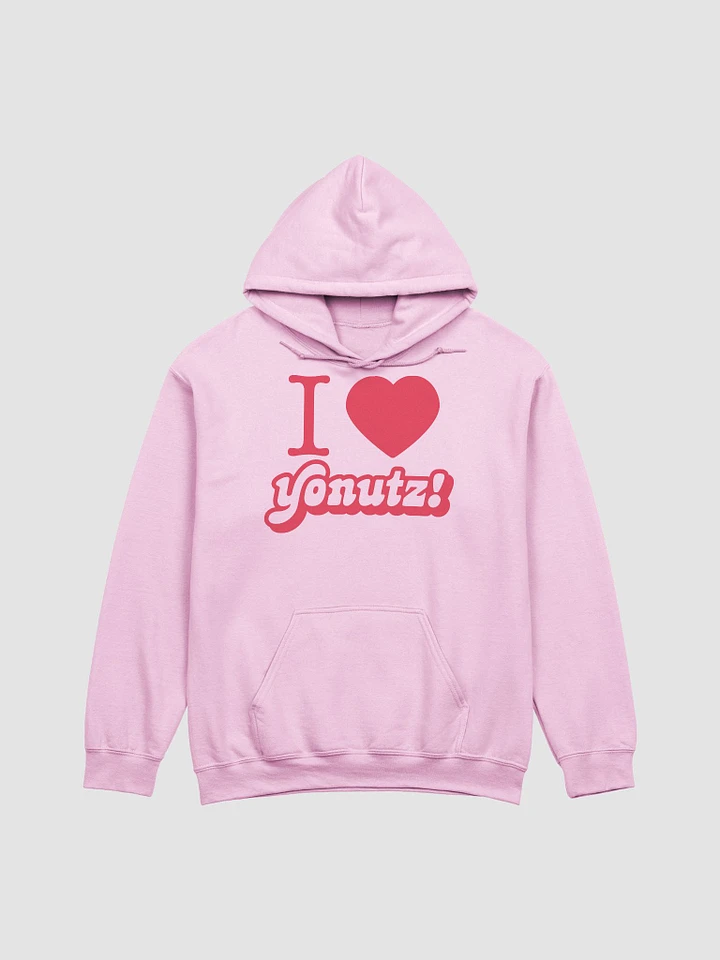 I ❤️ Yonutz Pink Hoodie product image (1)