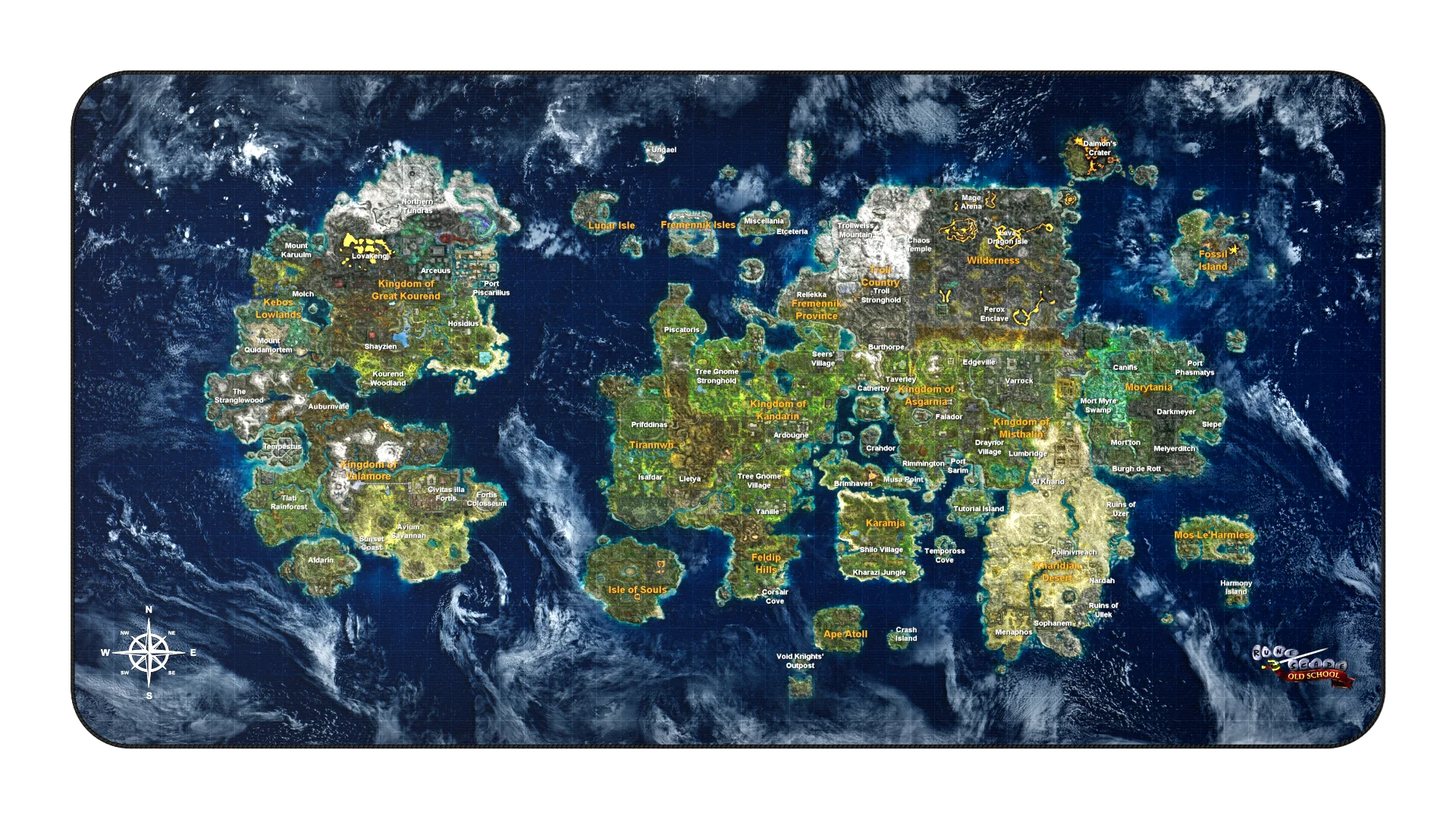 OSRS World Map Desk Mat product image (6)