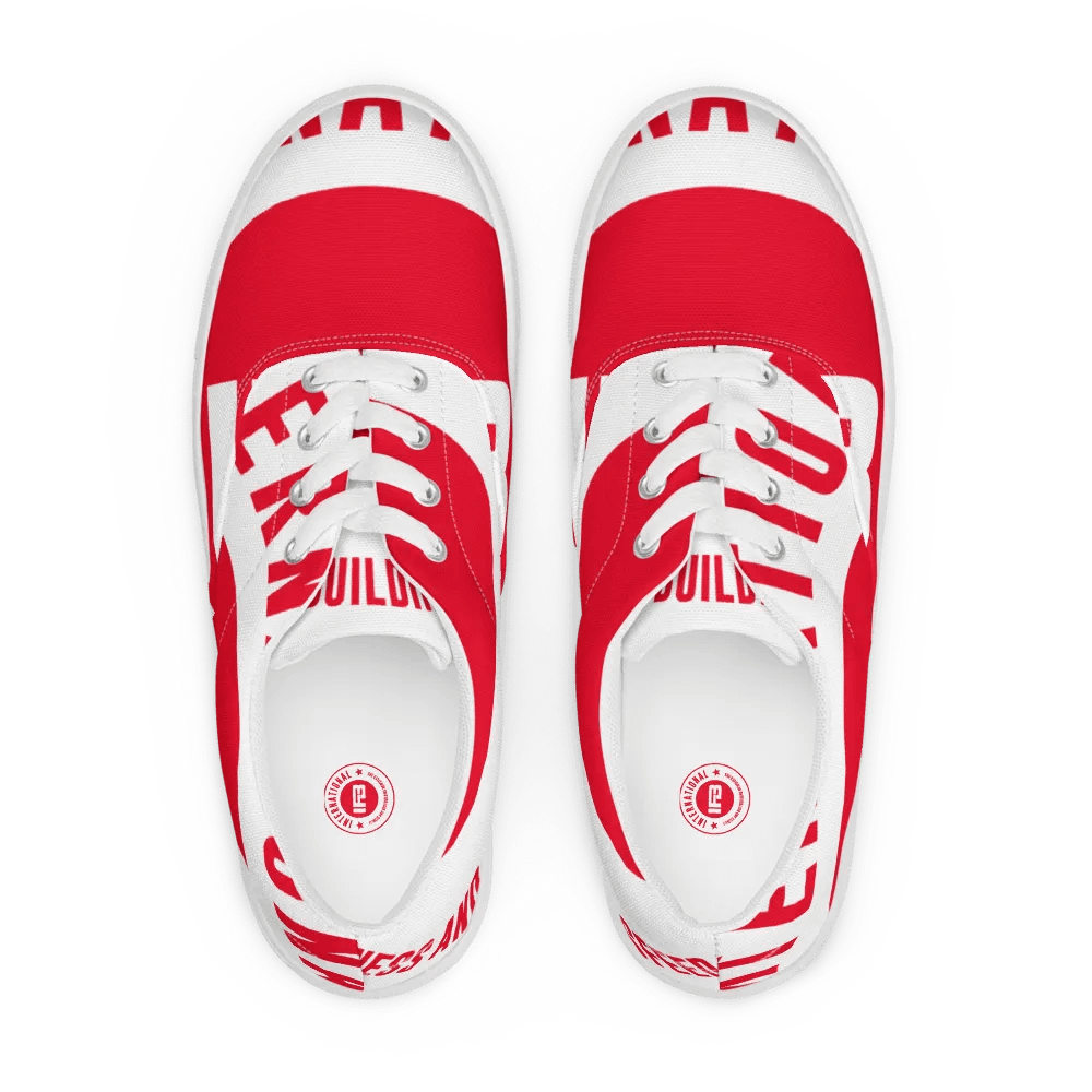 IFBNewsfeed.Org's Men's Lace-Up Canvas Shoes product image (1)