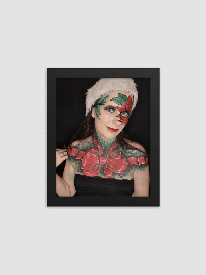 Festive Bow - Framed High-Quality Matte Poster product image (1)