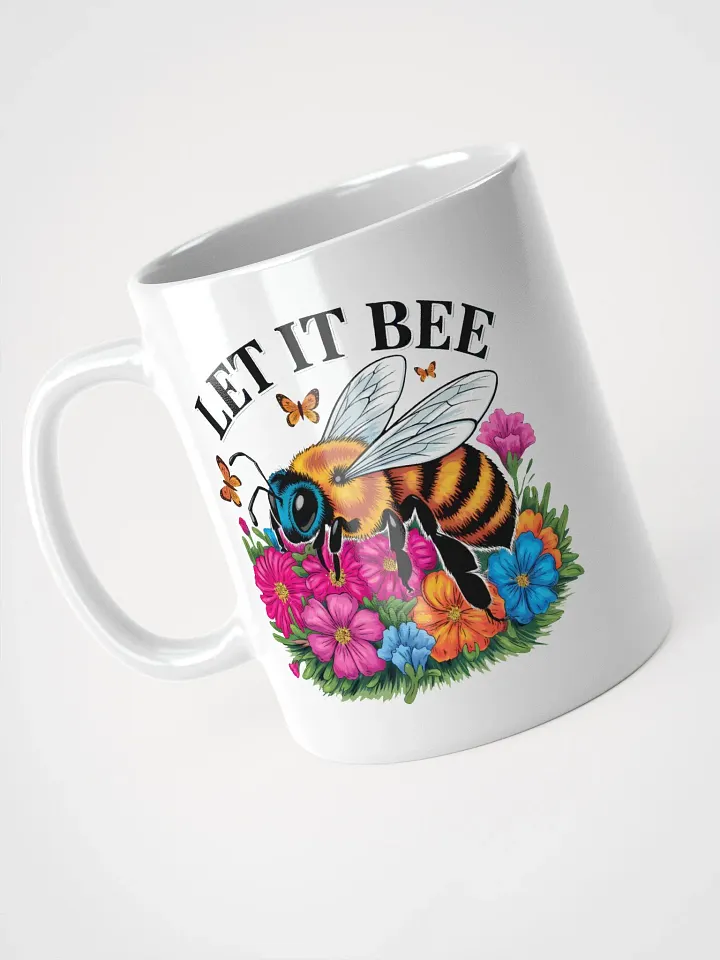 Colorful Let it Bee Flower Mug product image (2)