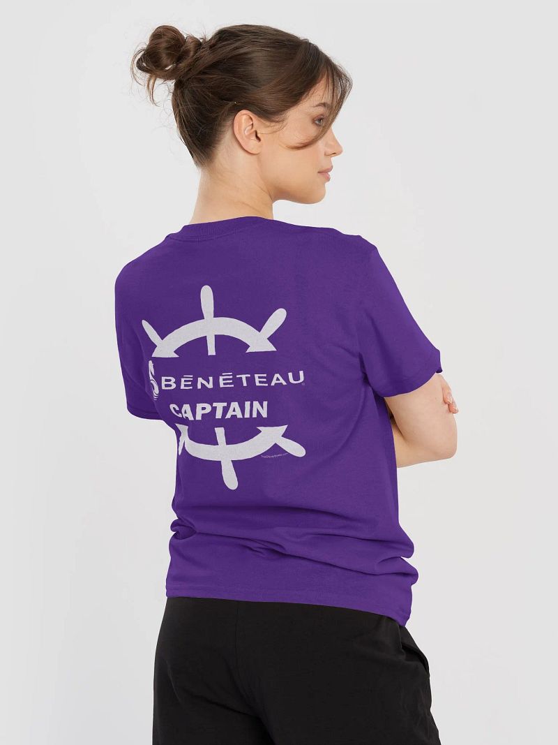 Beneteau Captain - T-Shirt - Dark Shirt w/White Logo