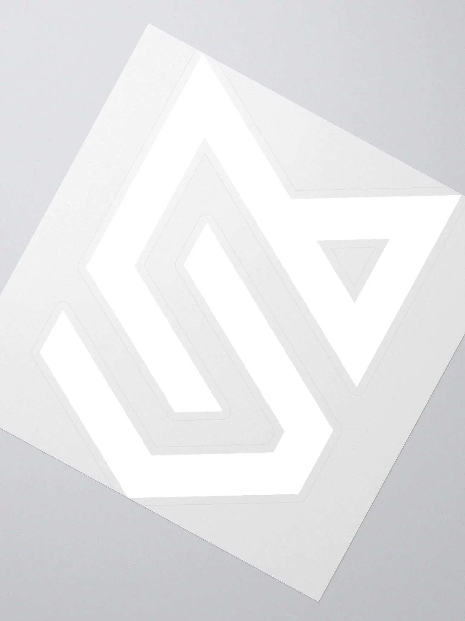 Brand Sticker (white) product image (2)