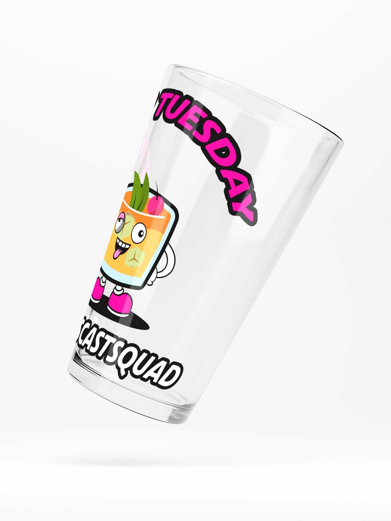 TIPSY TUESDAY "COCKY" PINT GLASS product image (5)