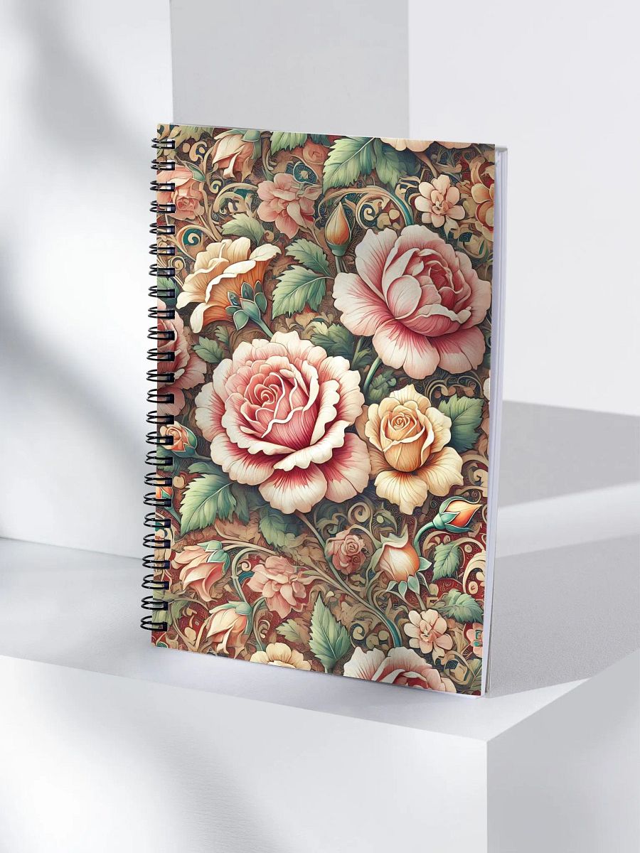 Royal Floral Spiral Notebook product image (4)