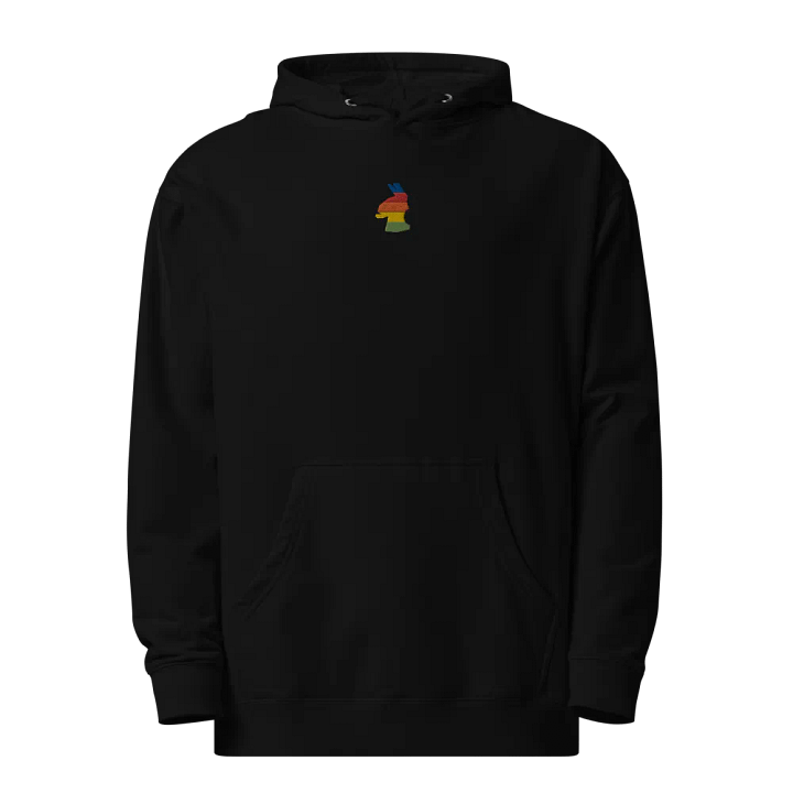 Rainbow Llama Hoodie - Black product image (1)