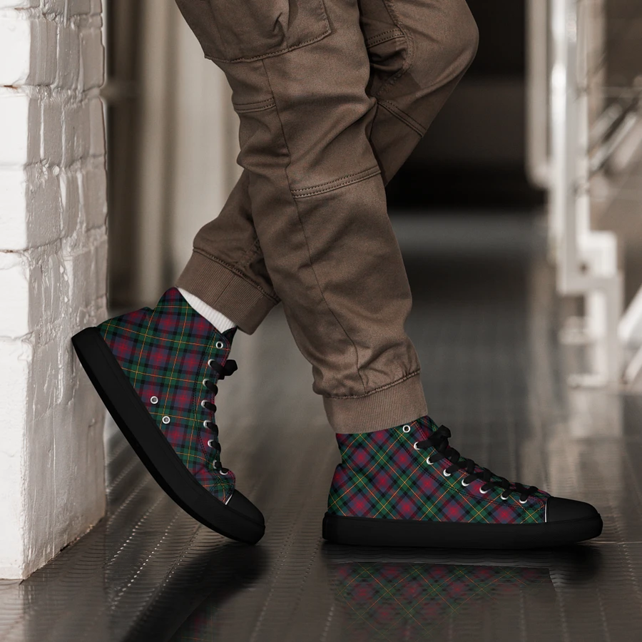 Logan Tartan Men's High Top Shoes product image (16)