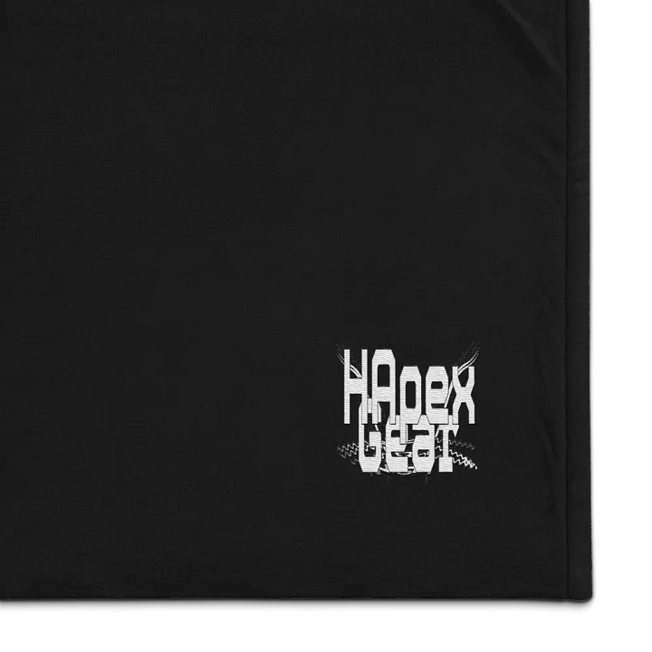 Premium Sherpa Blanket - Embroidered - White HApex Gear White Logo product image (1)