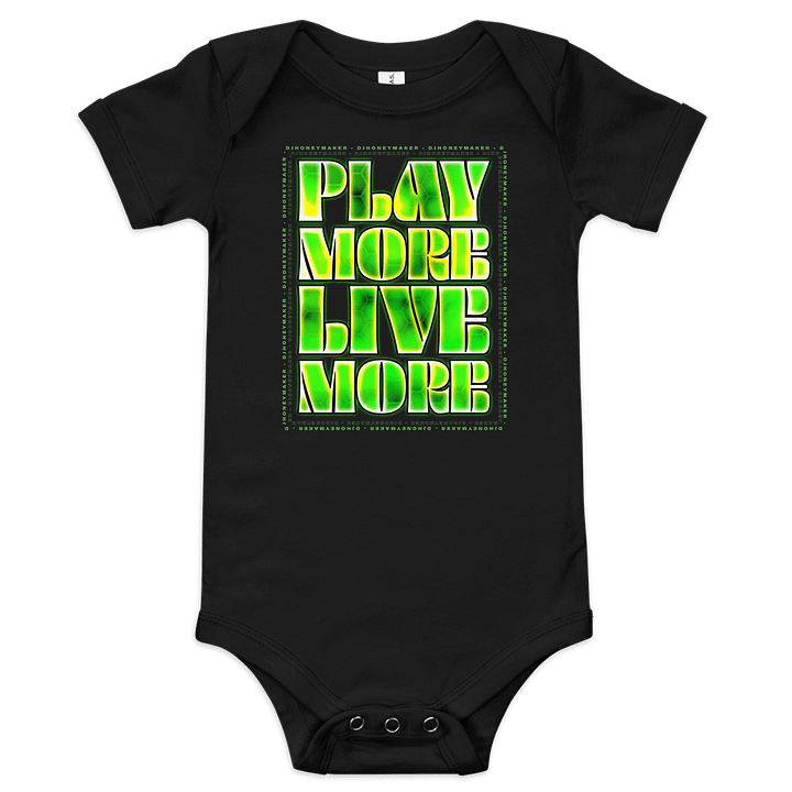 Play More Live More Short Sleeve One Piece product image (3)
