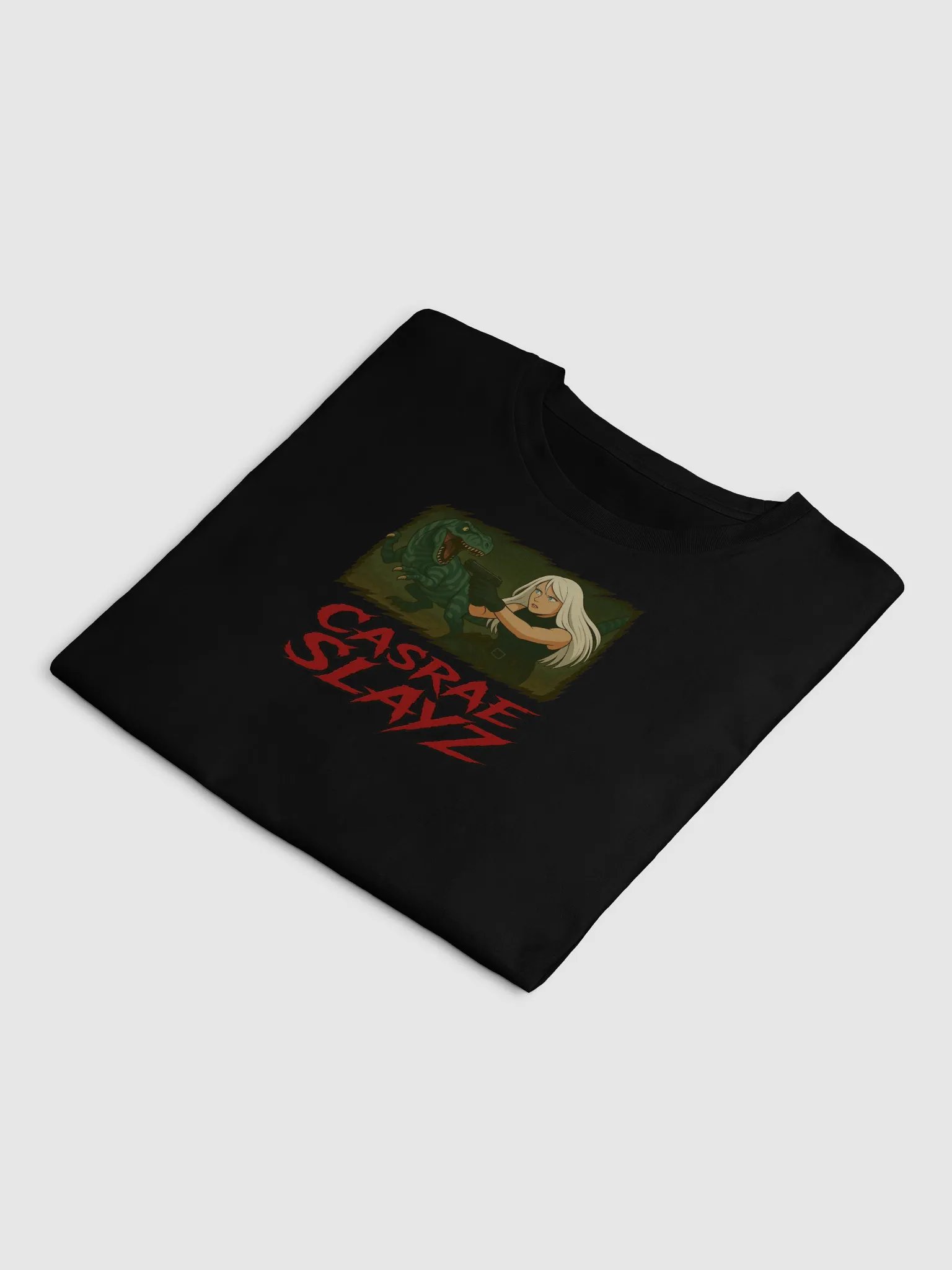 CasRae Dino Crisis Cropped T-Shirt product image (22)