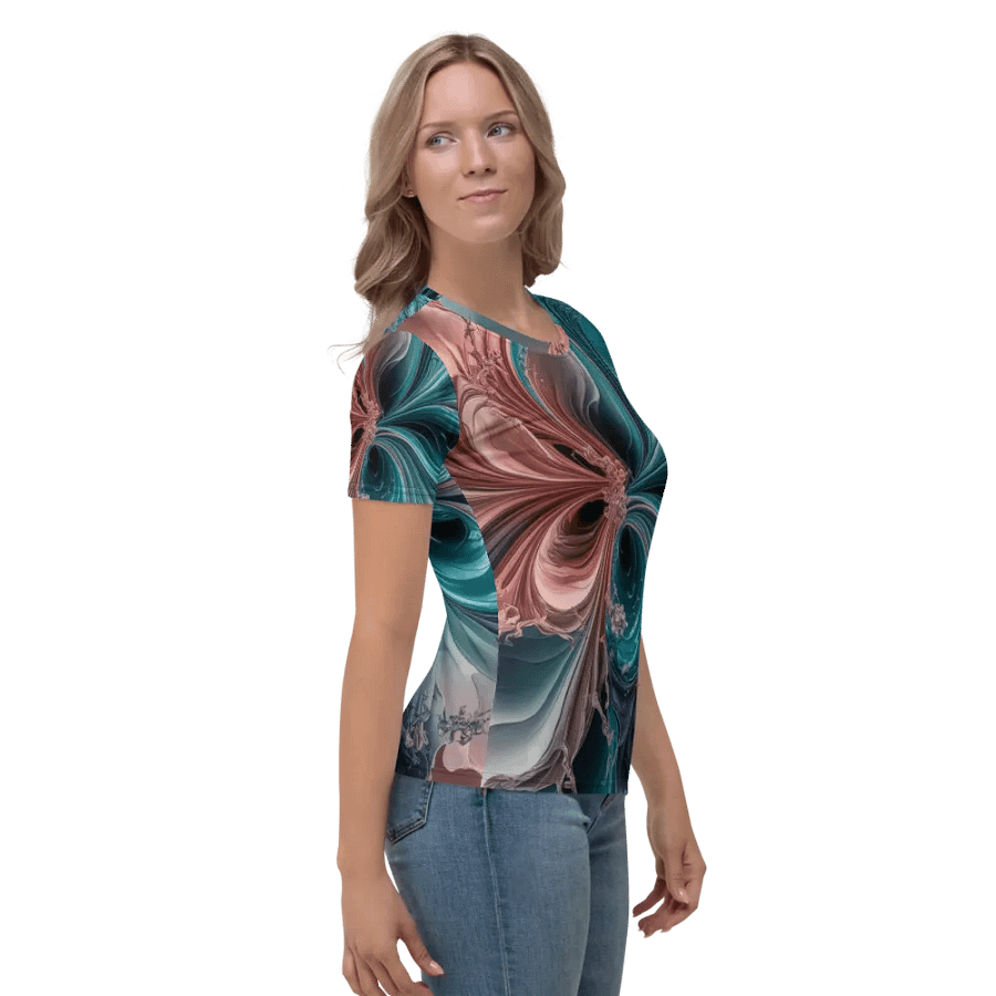 Liquid Color PT, Women's Crew Neck T-Shirt product image (4)