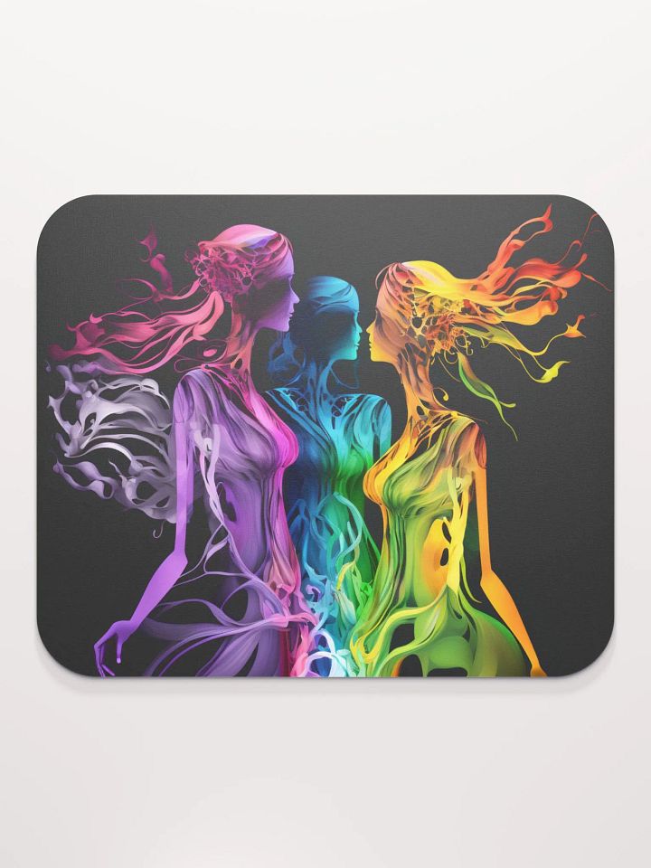 Three Together - Rainbow Design - Classic Mouse Pad product image (1)