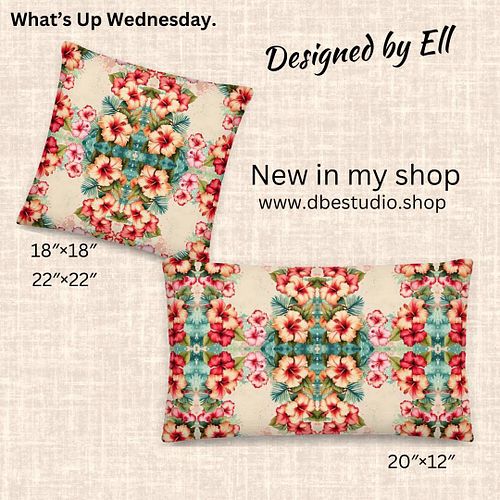 Working on some new products for my shop. 
I love that there are 3 sizes available.
100% pre-shrunk polyester case and insert...