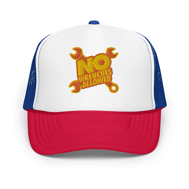 #NoWrenchesAllowed Foam Trucker Hat product image (1)
