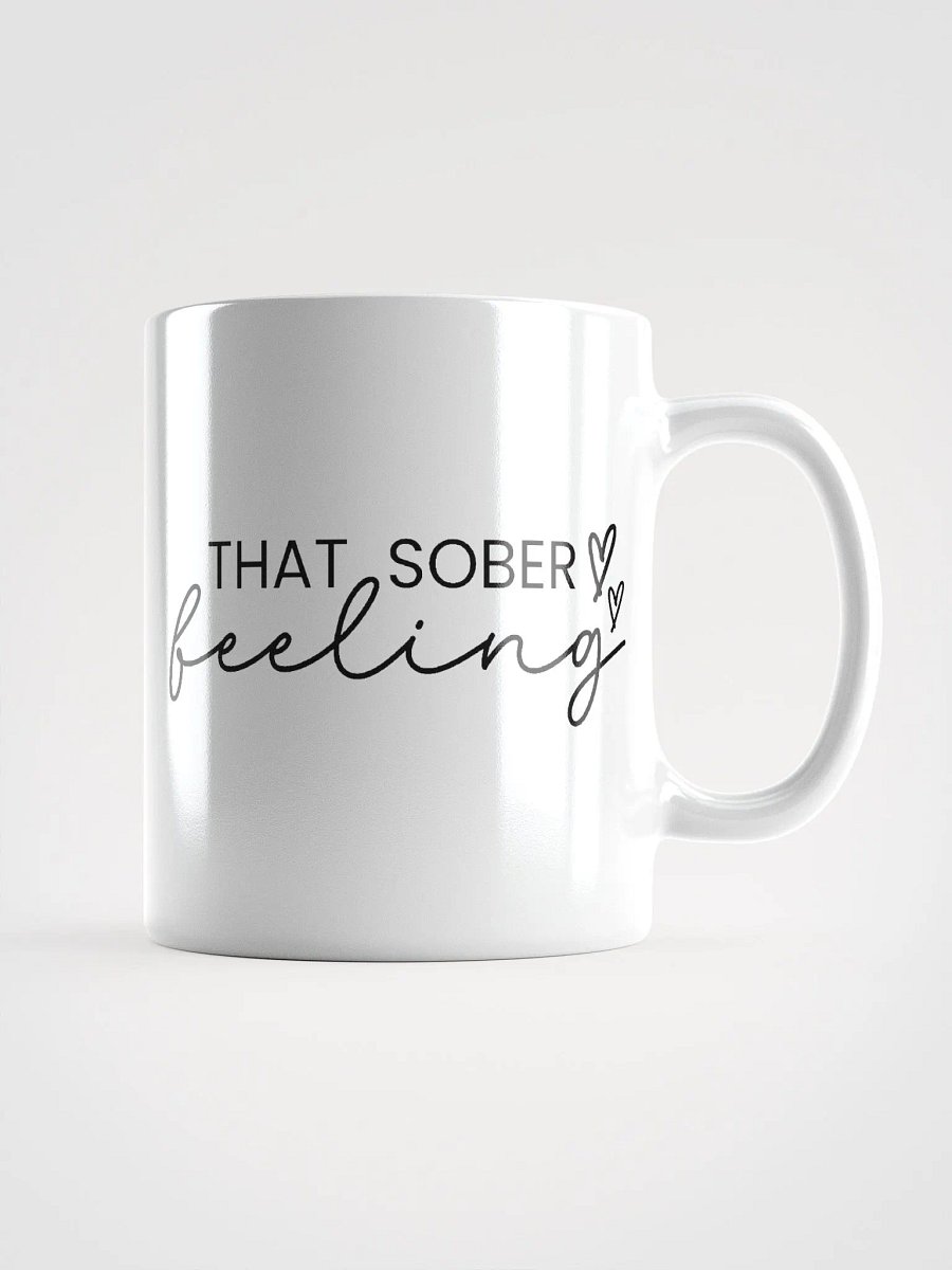That Sober Feeling, Minimal Addiction Recovery Awareness Mug product image (1)