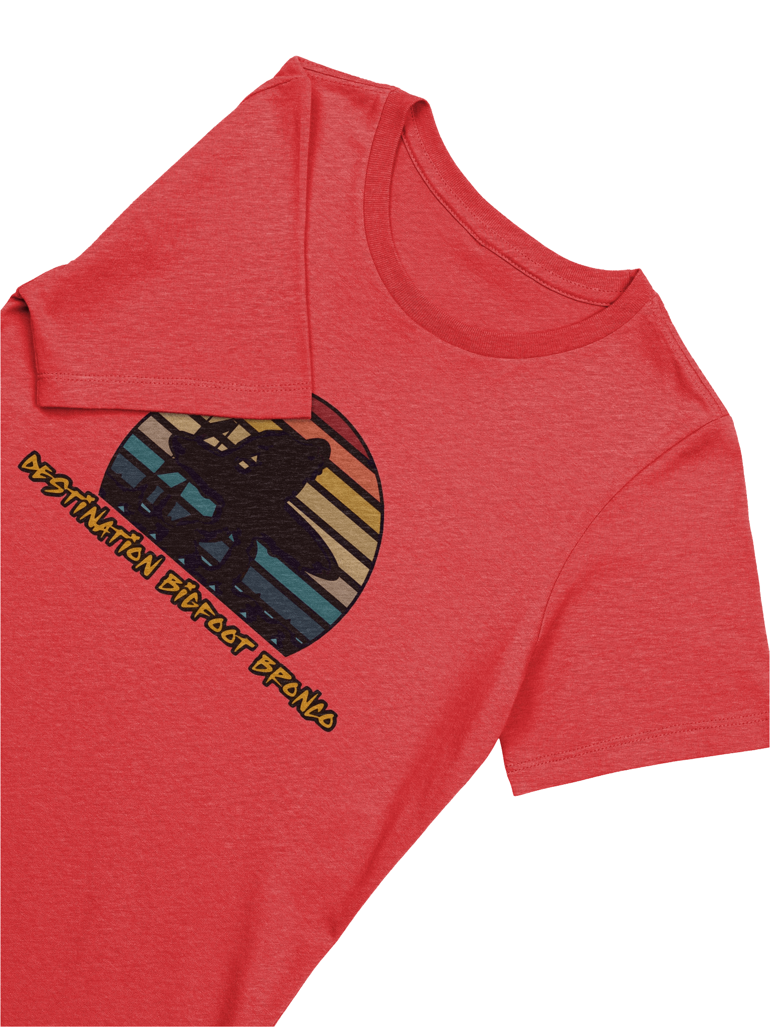 Destination Bigfoot Bronco Classic Logo Bella+Canvas Women's Supersoft Relaxed-fit T-Shirt (Multiple Colors Available) product image (80)