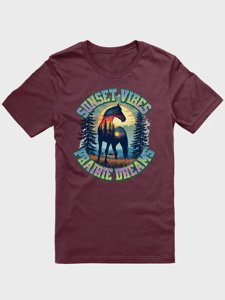 Sunset Vibes Prairie Dreams Horse Iconic T-Shirt product image (16)