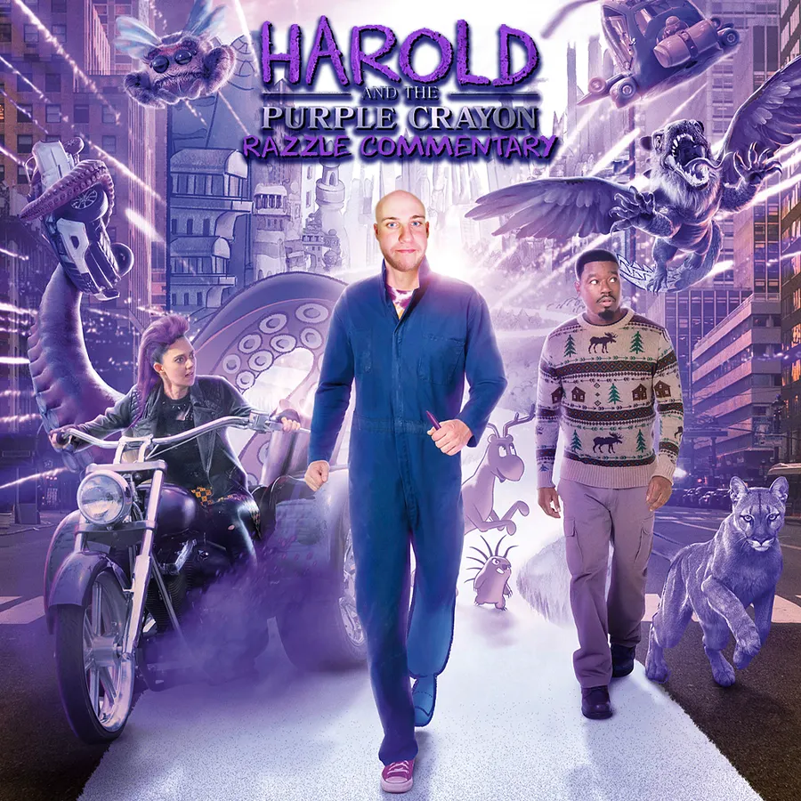 Harold and the Purple Crayon (2024) - RAZZLE Commentary Full(ish) Audio Track product image (1)