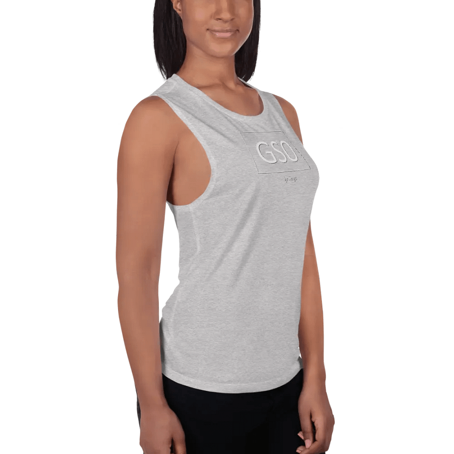 Distressed GSO Graphic Women's Muscle Tank product image (50)