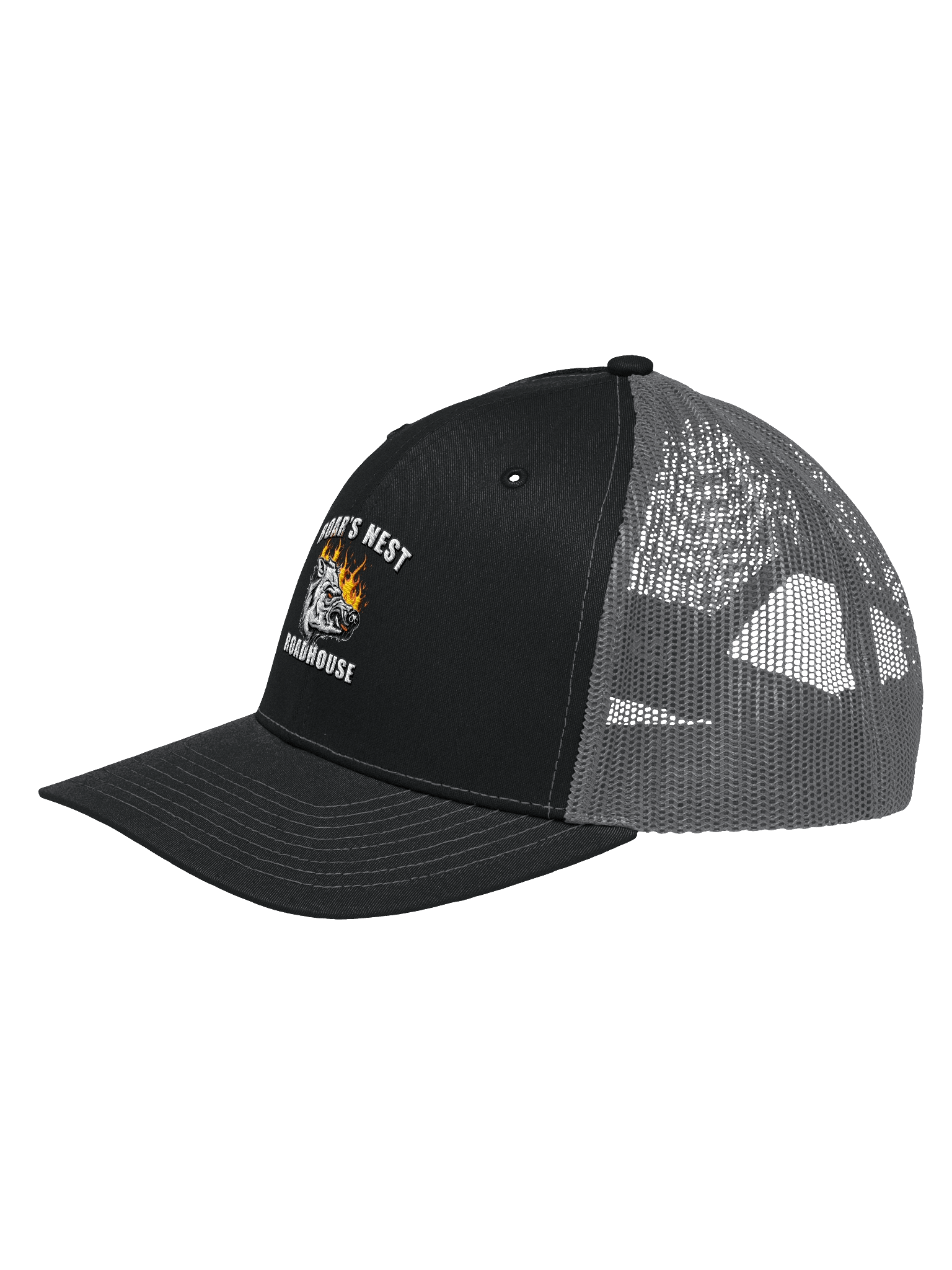 Flaming Boar Trucker Hat product image (11)