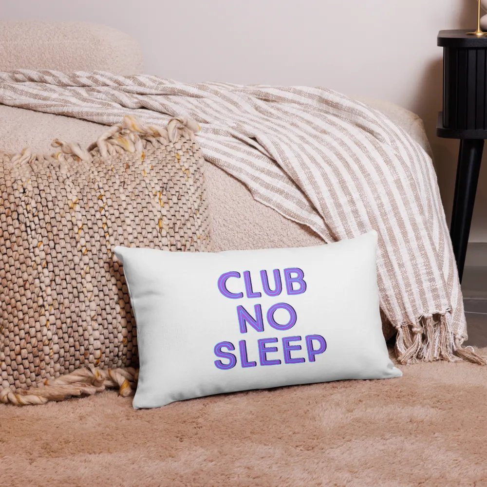 Club No Sleep Pillowcase product image (5)