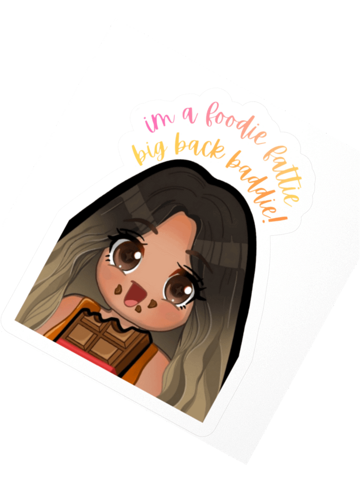 Foodie Fattie Big Back Baddie Sticker product image (6)